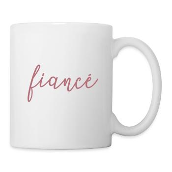 Fiancé Matching Engagement Gift Groom’s Mariage du marié - Mug blanc - blanc - Droite