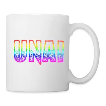 unai rs regenbogen - Tasse - Weiß - Rechts