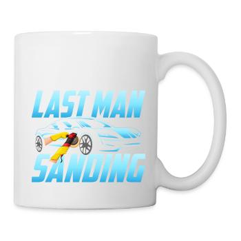 Last Man Sanding Auto Body Painter Technicien - Mug blanc - blanc - Droite