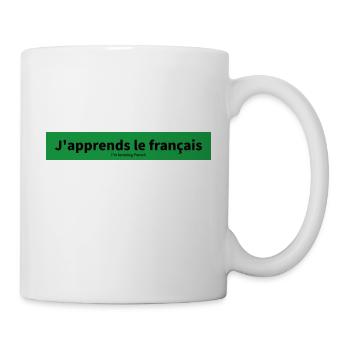 Französisch - Tasse - Weiß - Rechts
