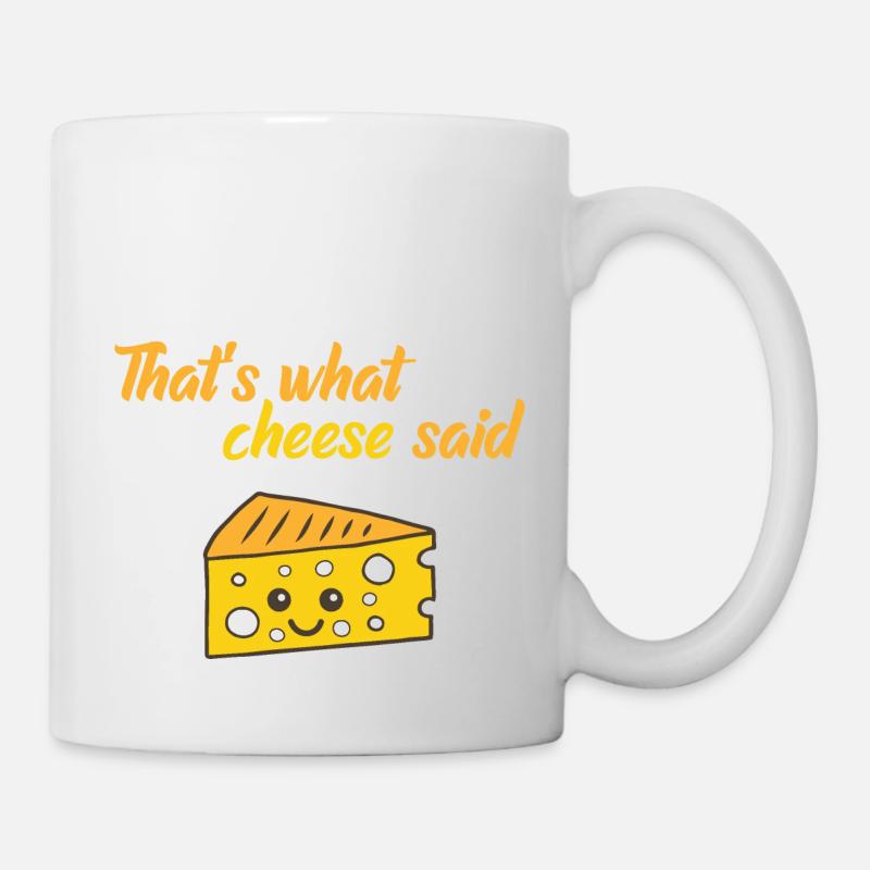 C’est drôle ce que Cheese a dit - Mug blanc - blanc