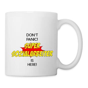 Super Sozialarbeiter / Super Socialworker - Tasse - Weiß - Rechts