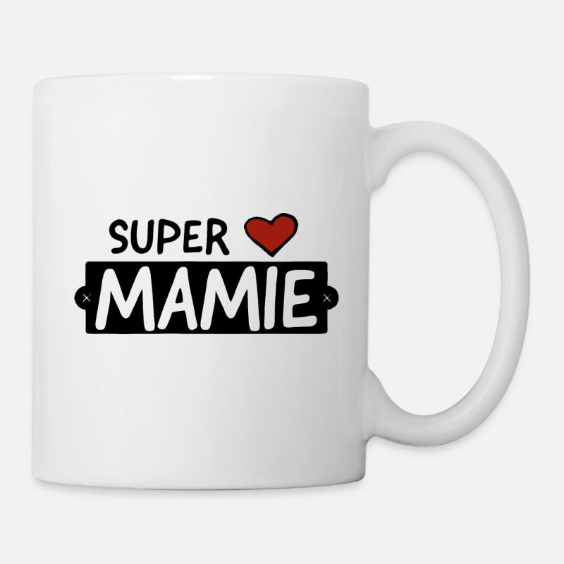 Super mamie - Mug blanc - blanc
