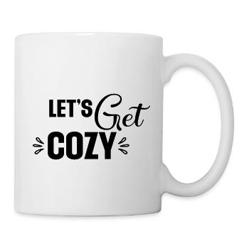 Let´s Get Cozy - Tasse - Weiß - Rechts