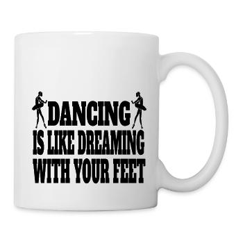 Dancer Ballerina Gift Dance Class Dance Ballet - Mug - white - Right