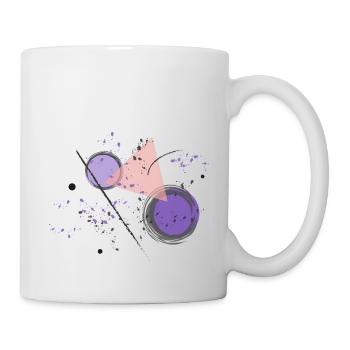 Abstrakt - Tasse - Weiß - Rechts