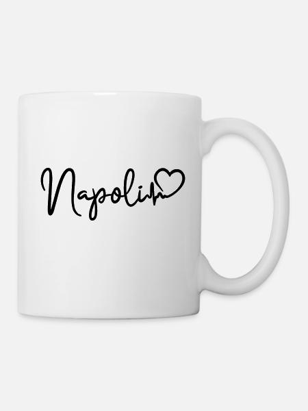 Naples battement de cœur Italie Naples - Mug blanc - blanc