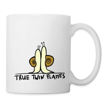 true twin flames - Tasse - Weiß - Rechts