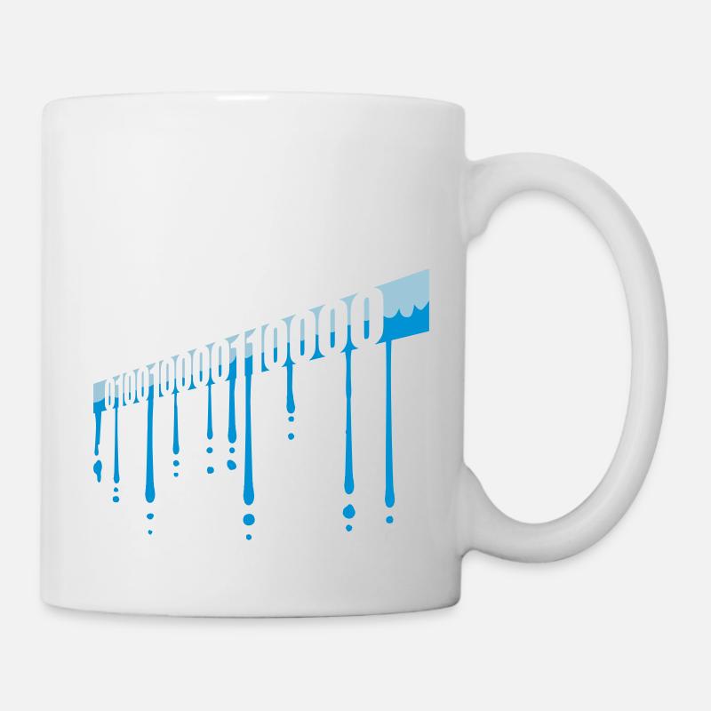 Binär Code Programm Sprache - Tasse - Weiß