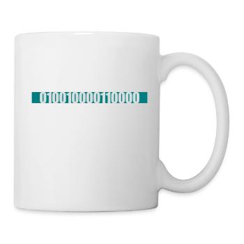 Binär Code Programm Sprache - Tasse - Weiß - Rechts