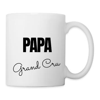 Papa grand cru - Mug blanc - blanc - Droite