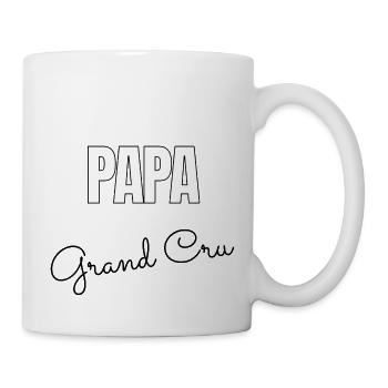 Papa grand cru - Mug blanc - blanc - Droite