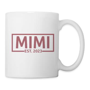 2023, Grand-mère en devenir, révélation de grossesse - Mug blanc - blanc - Droite
