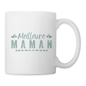 Meilleure Maman - Mug blanc - blanc - Droite
