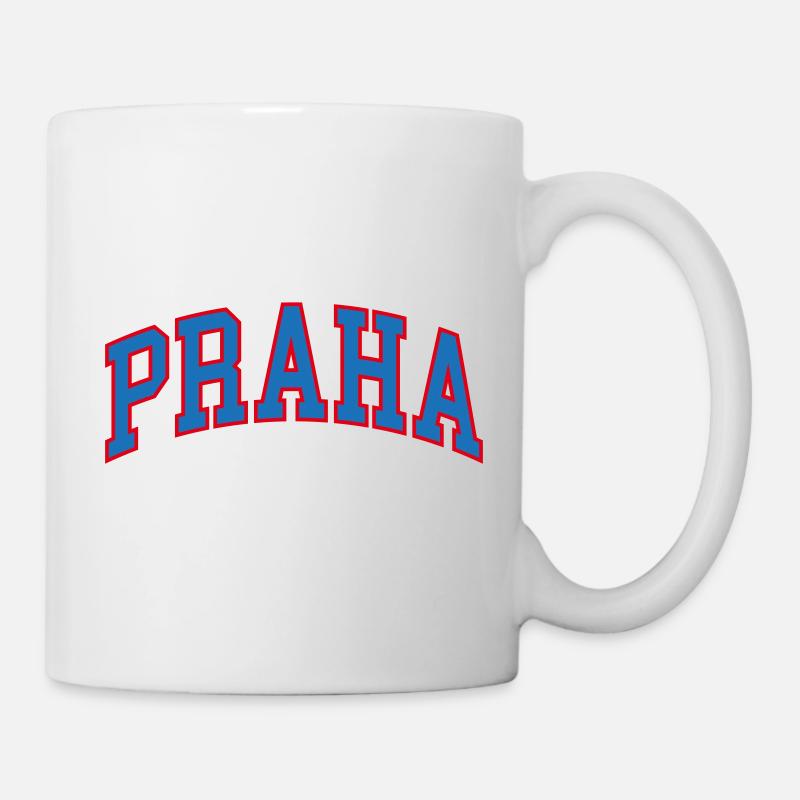 Praha prag - Tasse - Weiß