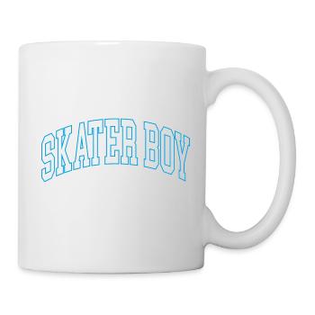 Skater Boy Skating Skatebo Bike - Mug - white - Right