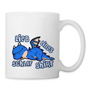 Lieblingsshirt Schlafshirt Schlafisaurus - Tasse - Weiß - Rechts