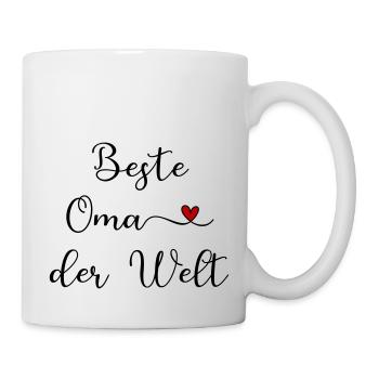 Meilleure grand-mère du monde - Mug blanc - blanc - Droite