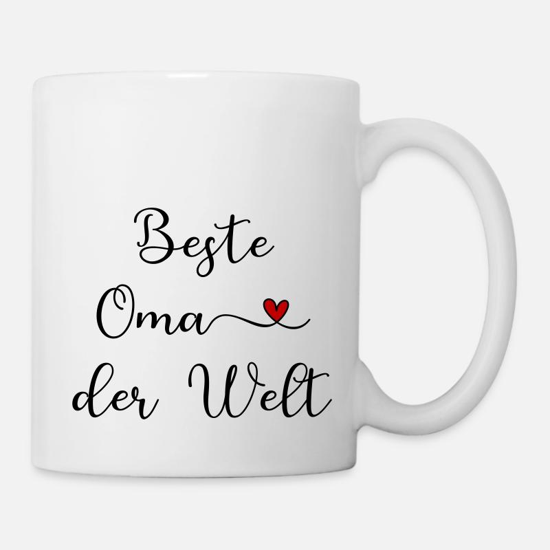 Beste Oma der Welt - Tasse - Weiß