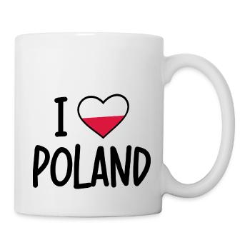i love poland - Tasse - Weiß - Rechts
