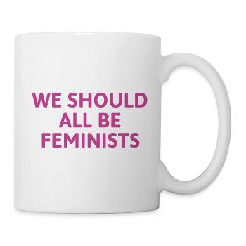 Nous devrions toutes être féministes - Mug blanc - blanc - Droite