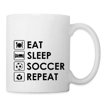 Fußball Soccer - Mug - white - Right