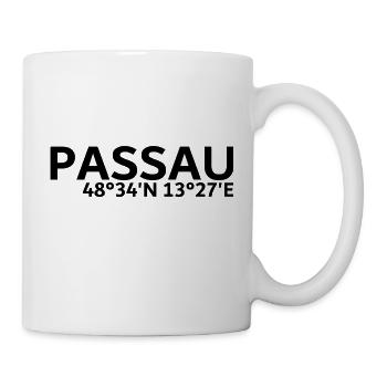 Passau coordinates - Mug - white - Right