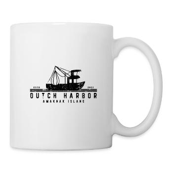 Bering Sea Dutch Harbor Amaknak Island Alaska USA - Tasse - Weiß - Rechts