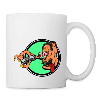 Mister Rat fink harmonica style - Mug blanc - blanc - Droite