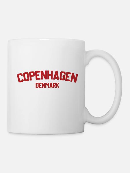 Kopenhagen Dänemark - Tasse - Weiß