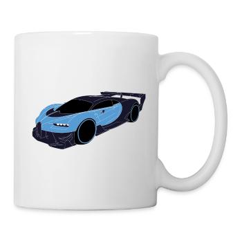 Voiture de sport Buga - Mug blanc - blanc - Droite