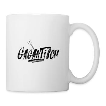 Gagantisch Dart Darts Dartpfeil - Tasse - Weiß - Rechts