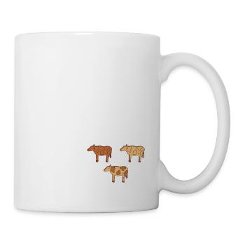 Quantencomputing mit Kühen Lustig Geschenk Kuhbit - Tasse - Weiß - Rechts