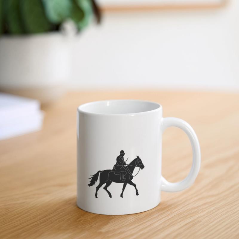 cavalier chef d'équipage Mug blanc