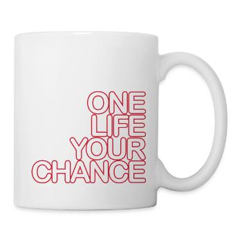 One LIFE your CHANCE 05weissKrot - Mug - white - Right