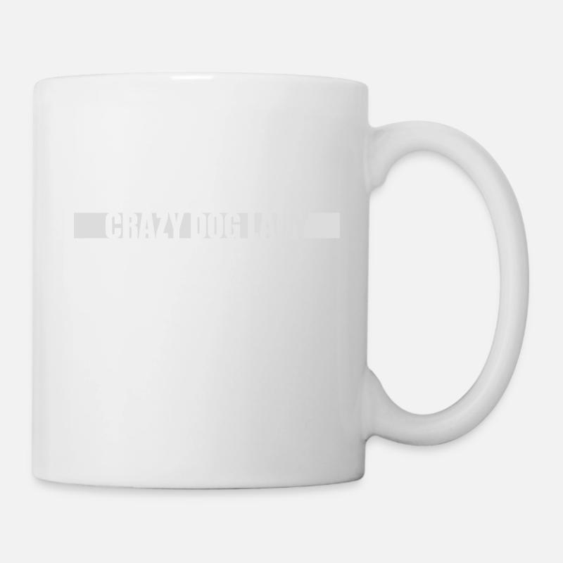 Citation de Crazy Dog Lady - Mug blanc - blanc