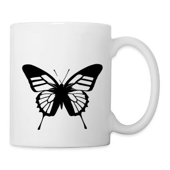 Butterfly Nature Butterflies Vector 6 - Mug - white - Right