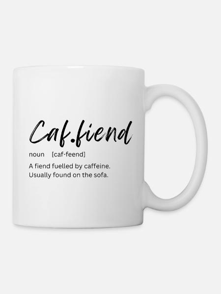Caffeine Fiend - Mug - white