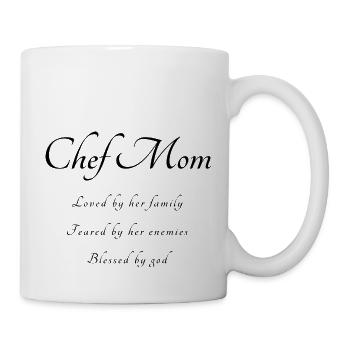Köchin Mutter Spruch - Tasse - Weiß - Rechts