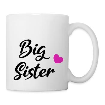big sister in Black - Mug - white - Right