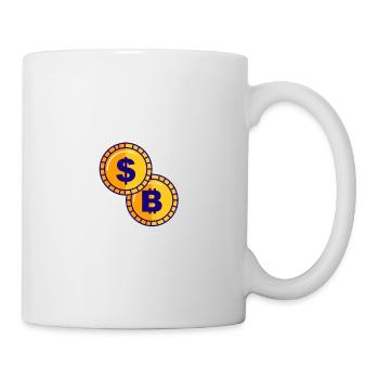 Bitcoin Trading Crypto Stocks - Mug blanc - blanc - Droite