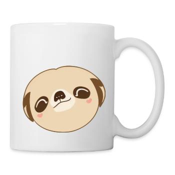 Mignon paresseux Kawaii Cartoon Animal Love 5 - Mug blanc - blanc - Droite