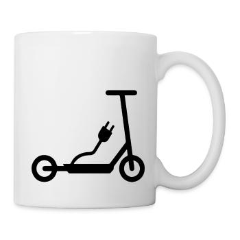 E-Scooter E-Roller Scooter - Mug blanc - blanc - Droite