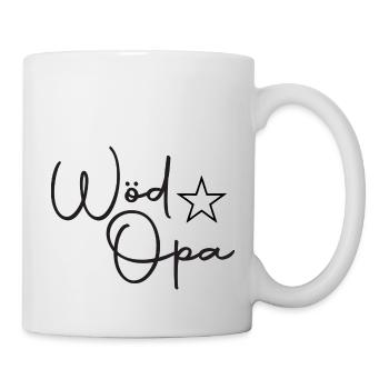 Wöd Opa - Tasse - Weiß - Rechts