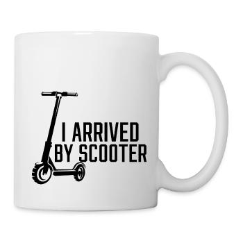 E-Scooter E-Roller Scooter - Tasse - Weiß - Rechts