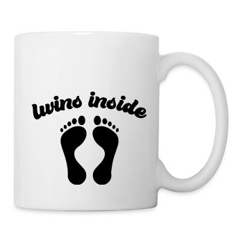 Pregnancy Baby shower Babyshower Boy Girl - Mug - white - Right