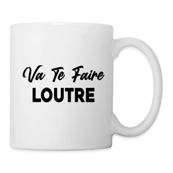 Drôle adorable humour Va te faire loutre - Mug blanc - blanc - Droite