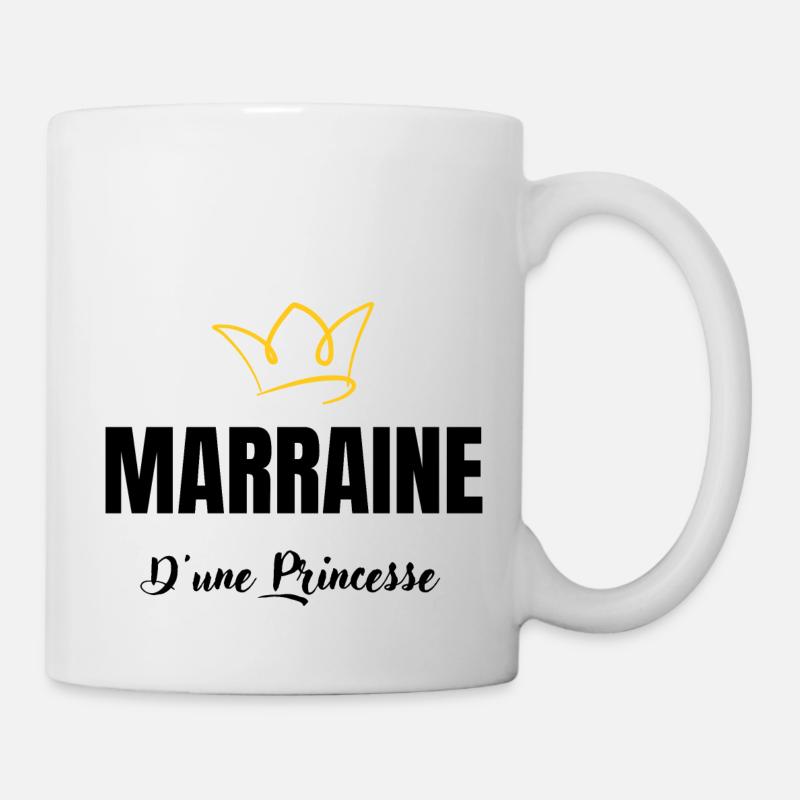 marraine d'une princesse - Mug blanc - blanc