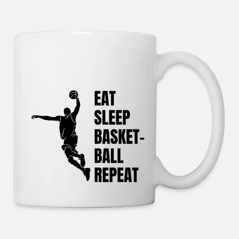 Basket-ball Équipe de basket-ball Joueurs de basket-ball - Mug blanc - blanc