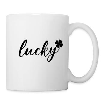 Cadeau de la Saint-Patrick Trèfle Hommes, Femmes, Enfants - Mug blanc - blanc - Droite